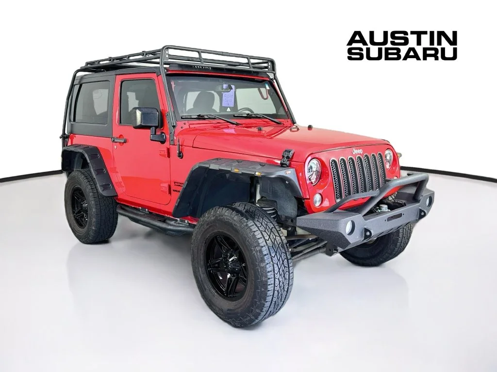 Used 2015 Red Jeep Sport image 1