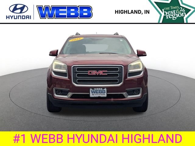 Used 2015 GMC Acadia SLT1 with VIN 1GKKVRKDXFJ362195 for sale in Highland, IN