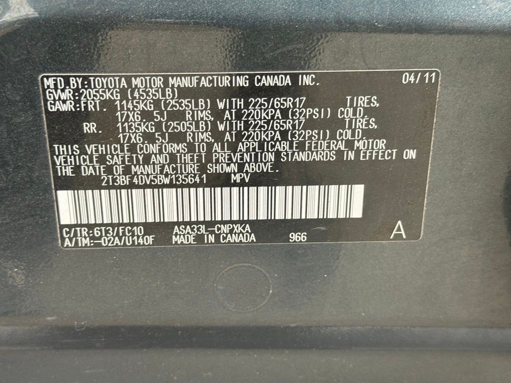 Used 2011 Black Forest Pearl Toyota Base image 24