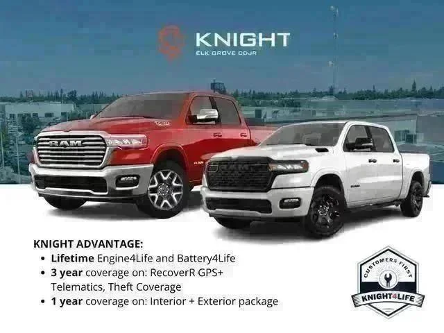 New 2026 Ivory White Tri-Coat Pearl-Coat Exterior Paint RAM LARAMIE image 8