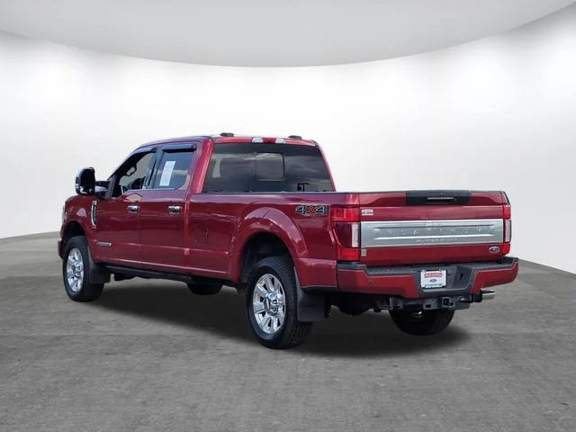 Certified Used 2021 Red Metallic Ford Platinum image 6