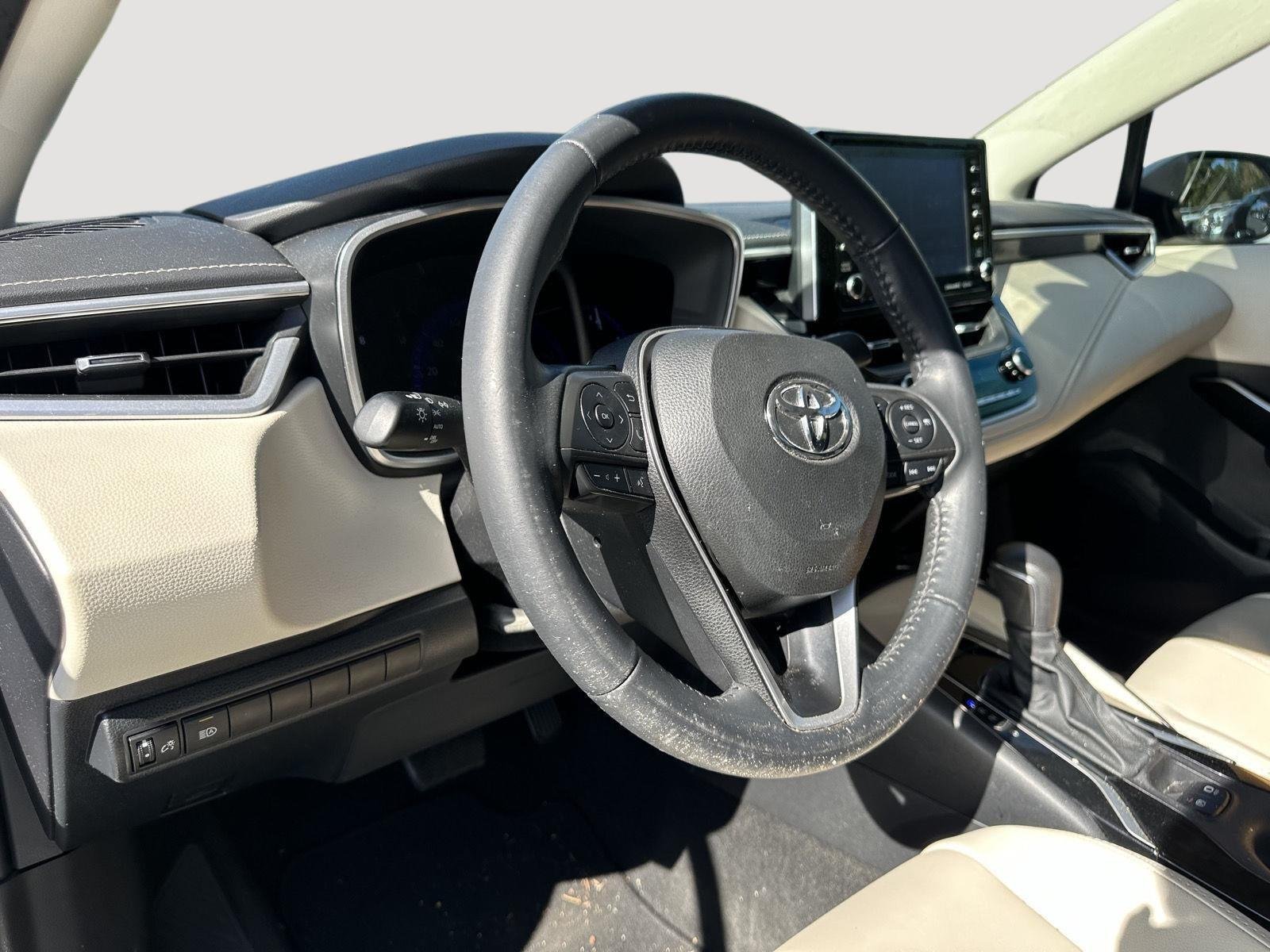 Certified Used 2021 Super White Toyota XLE image 11
