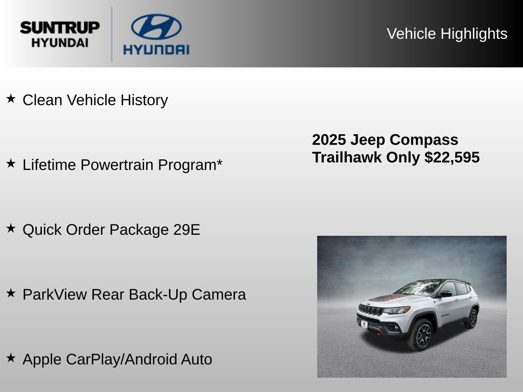 Used 2025 Silver Zynith Metallic Clearcoat Jeep Trailhawk image 8