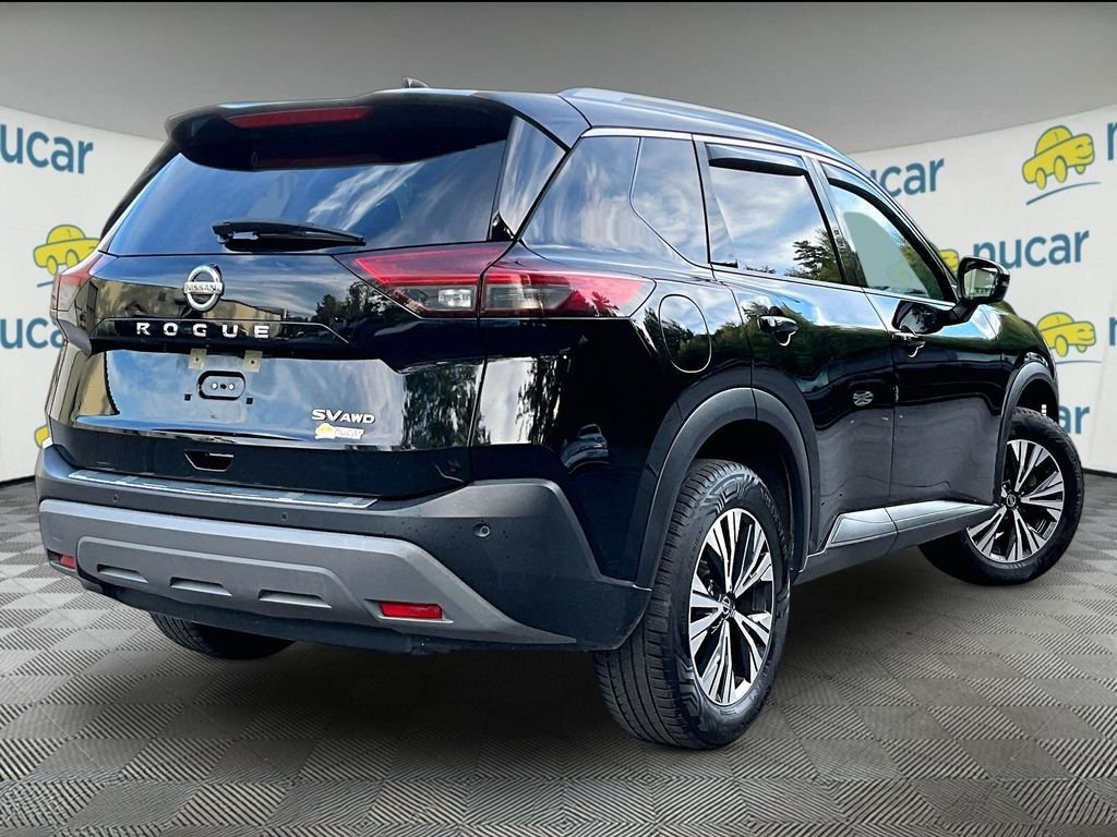 Used 2021 Super Black Nissan SV image 6
