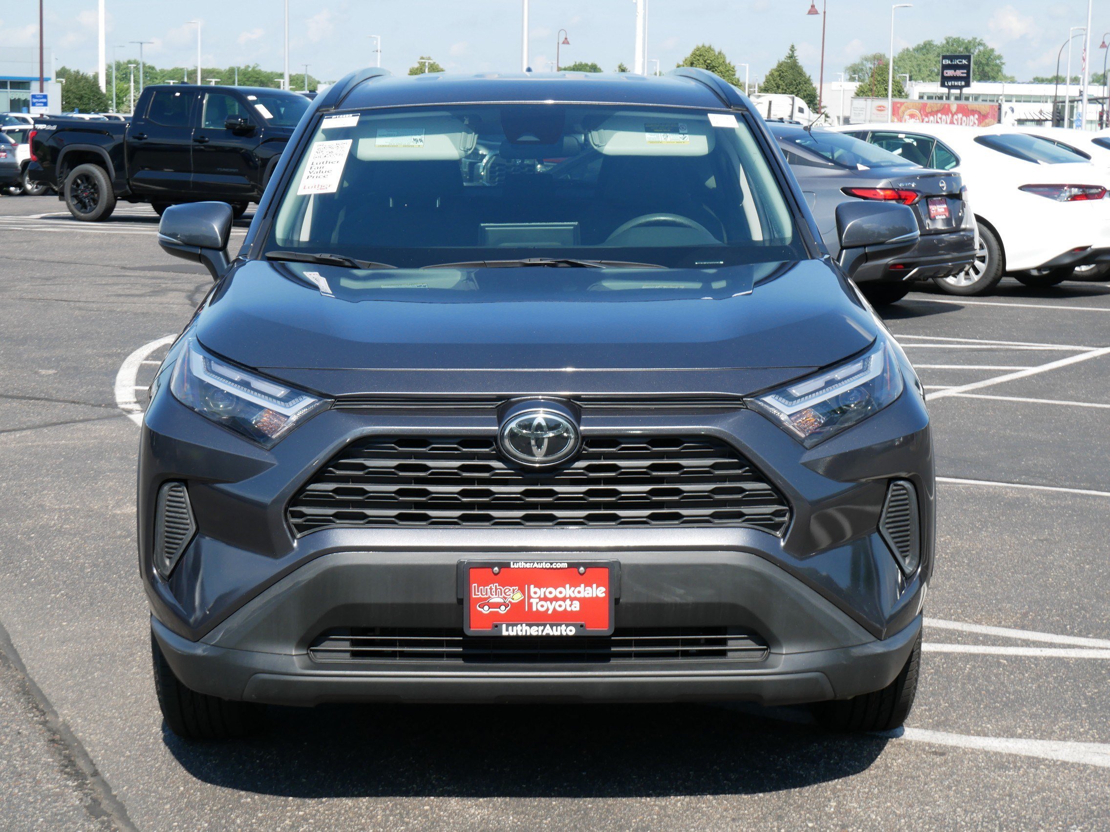 Certified 2025 Toyota RAV4 XLE with VIN 2T3P1RFV2SC532353 for sale in Brooklyn Center, Minnesota