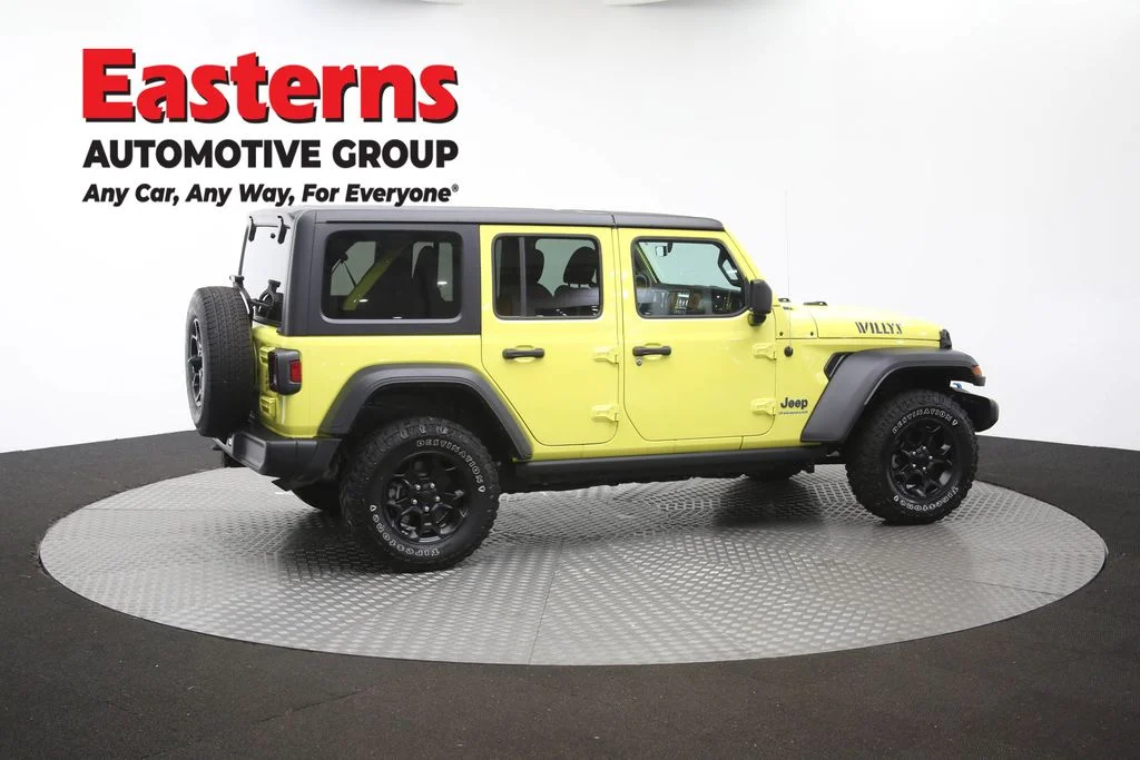 Used 2023 Yellow Jeep Willys 4xe image 43