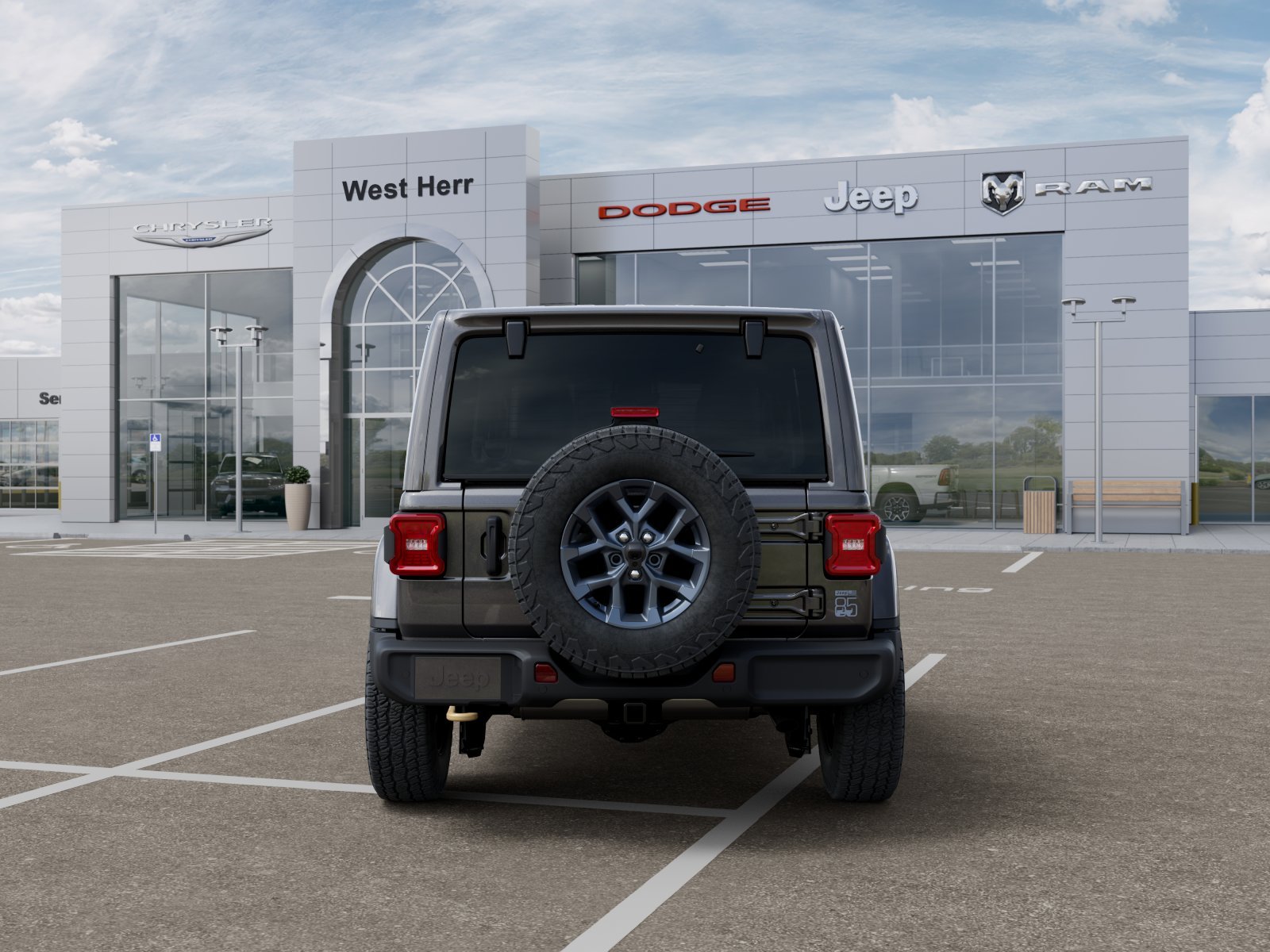 New 2026 Granite Crystal Metallic Clear-Coat Exterior Paint Jeep WRANGLER 4-DOOR 85TH ANNIVERSA image 33