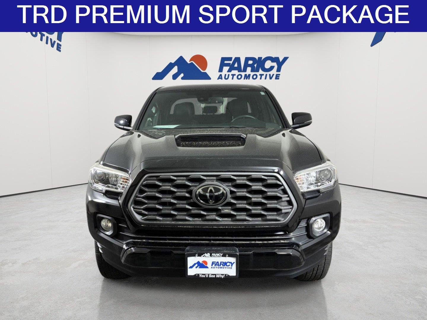 Used 2021 Midnight Black Metallic Toyota TRD Sport image 4