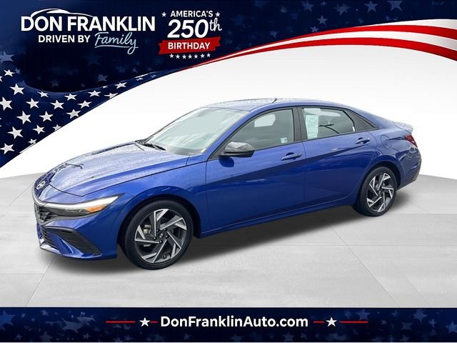 Certified Used 2025 Blue Hyundai SEL Sport image 1