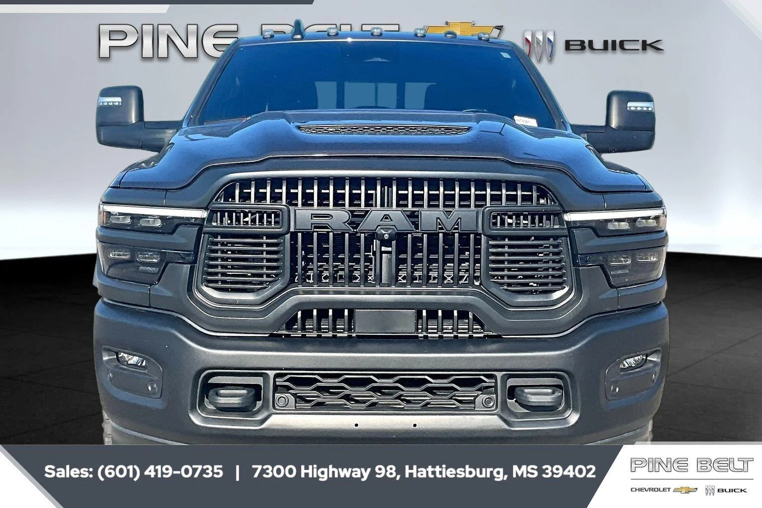 Used 2025 Granite Crystal Metallic Clearcoat Ram Rebel image 3