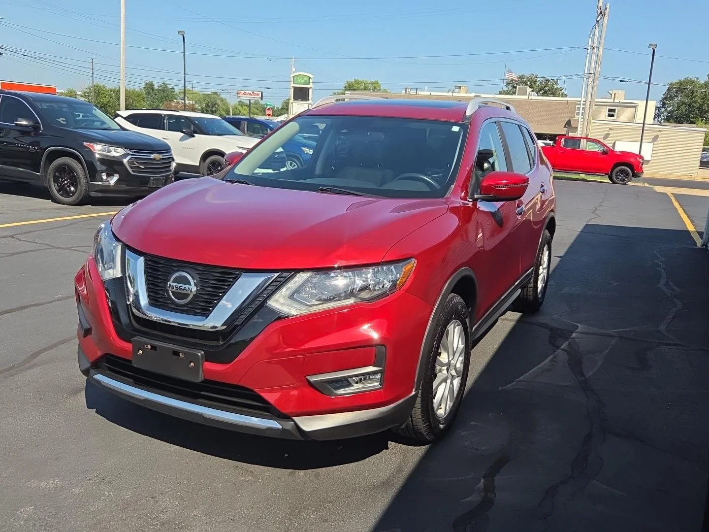 Used 2020 Red Nissan SV Intelligent AWD image 8