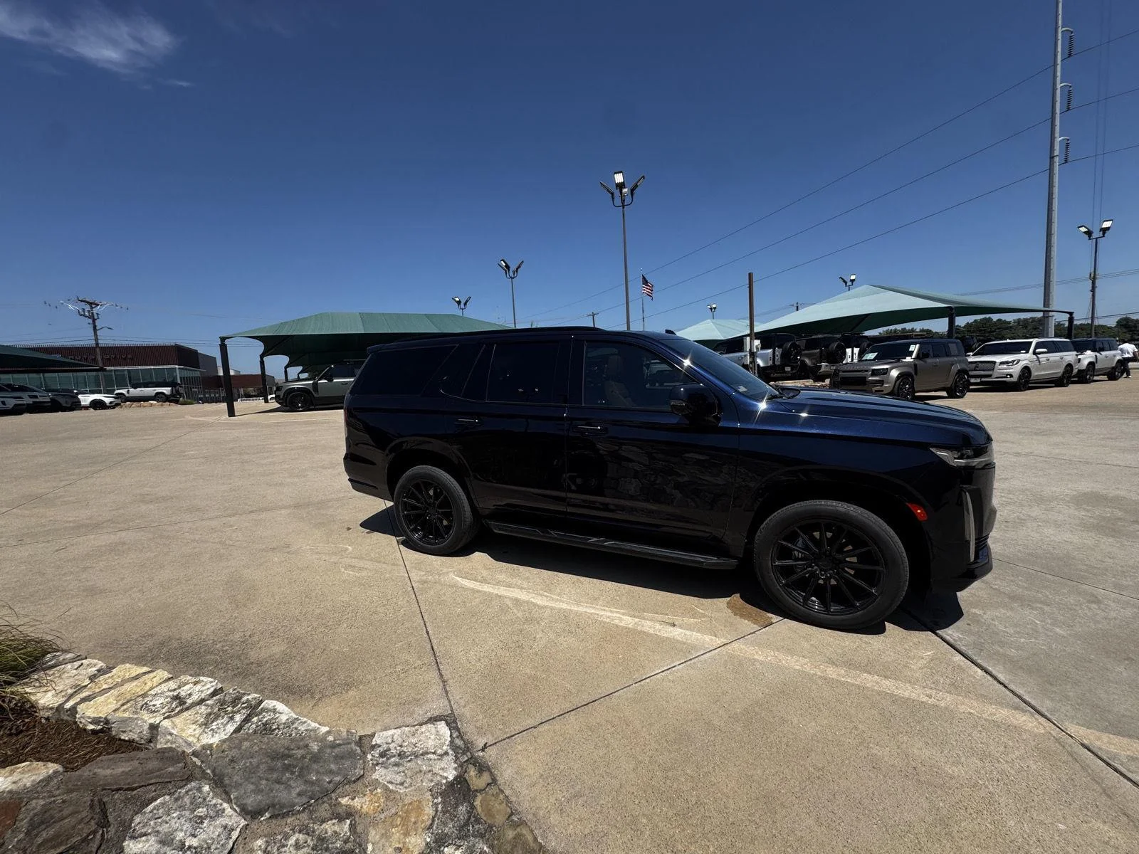 Used 2023 Dark Moon Blue Metallic Cadillac 4WD Premium Luxury image 8