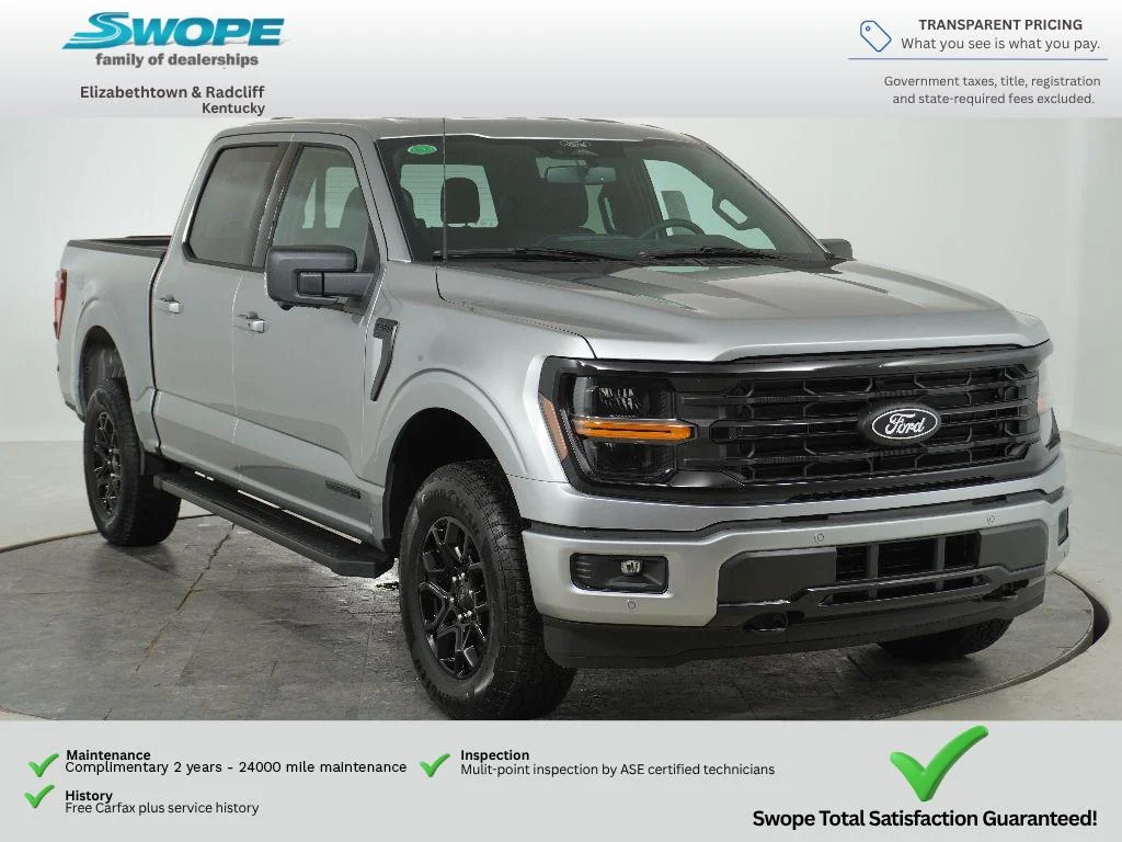 New 2026 Iconic Silver Metallic Ford XLT image 1