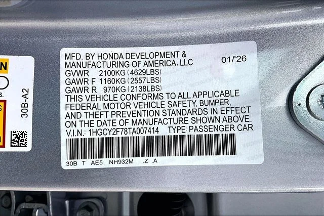 2026 Honda Accord Hybrid Sport-L - Photo 13