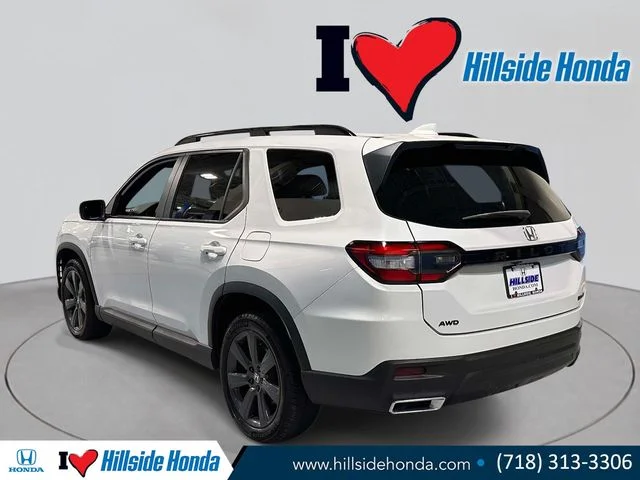 Certified Used 2023 Platinum White Pearl Honda AWD SPORT image 2
