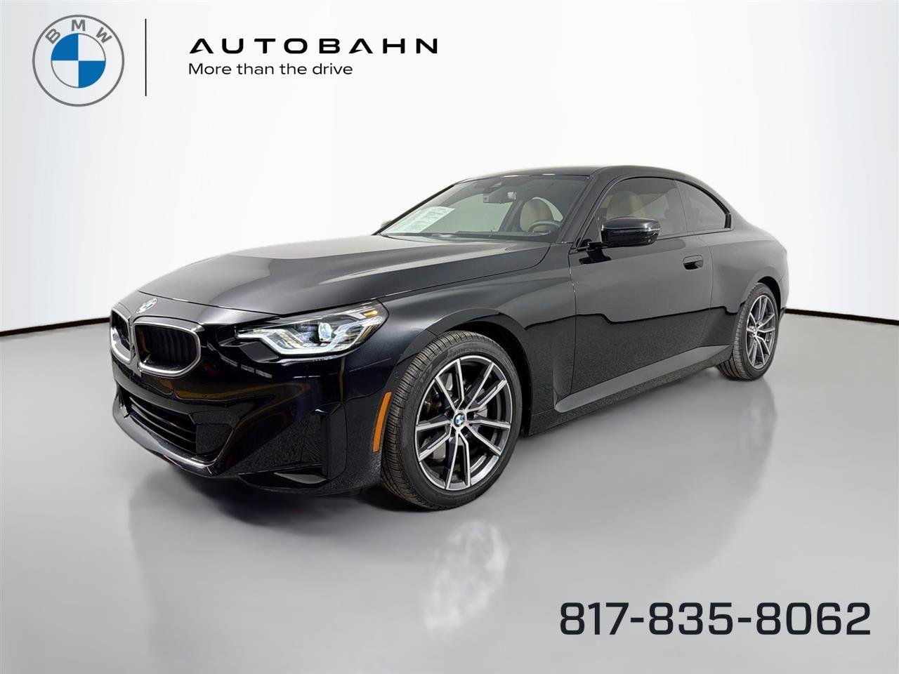 Certified Used 2025 Black Sapphire Metallic BMW 230i xDrive image 1