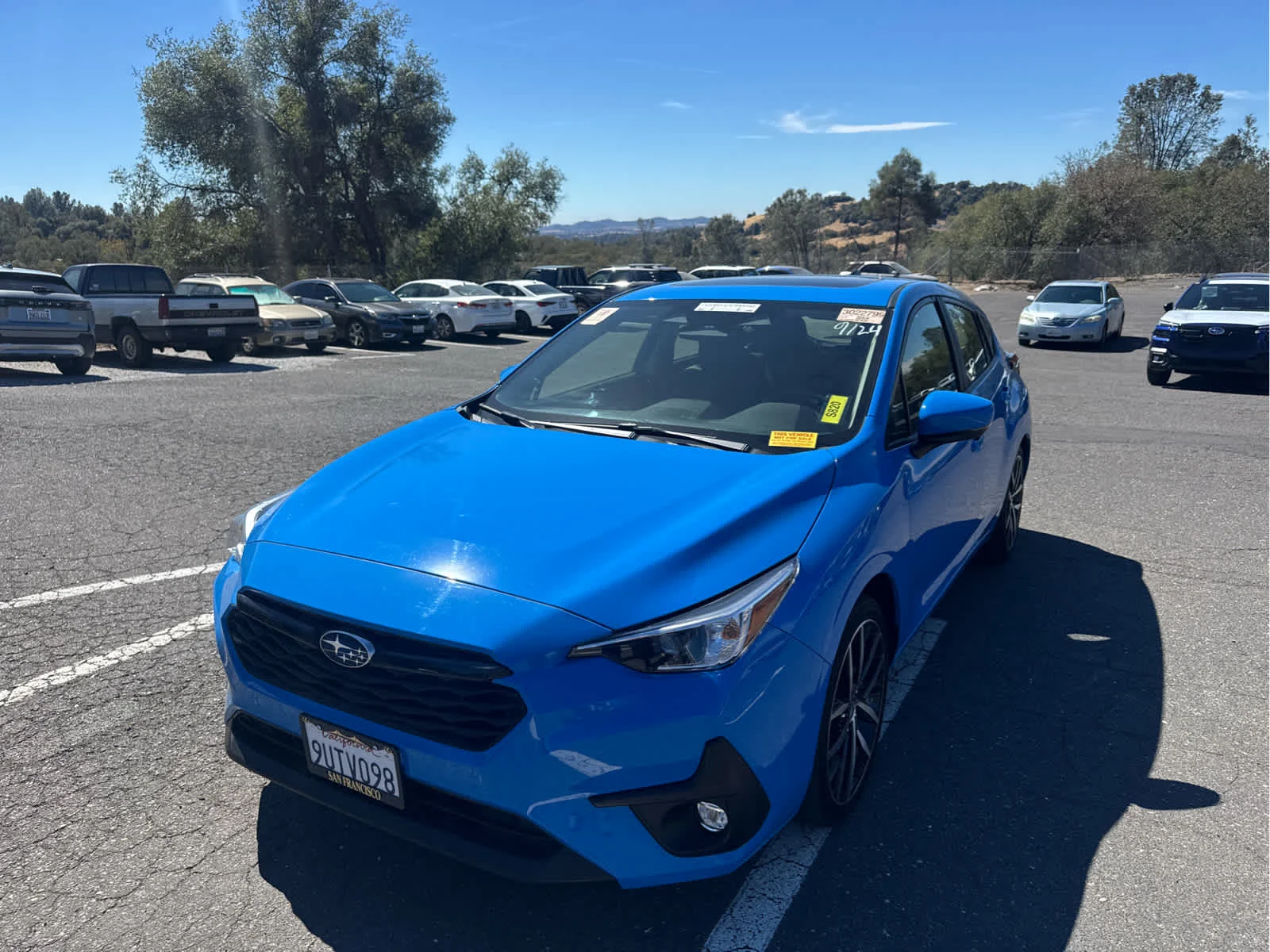 Used 2025 Oasis Blue Pearl Subaru Sport image 1