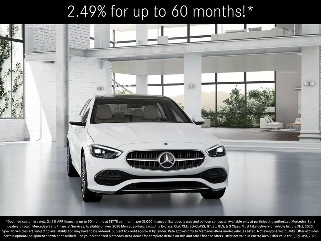 New 2026 Polar White Mercedes-Benz C 300 image 8