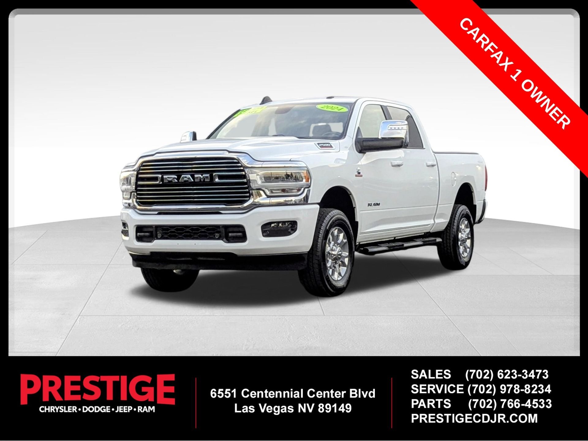Used 2024 White Ram Laramie image 1