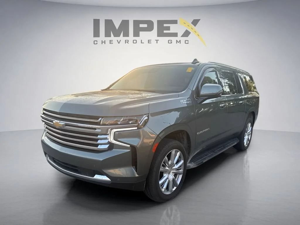 Used 2024 Silver Sage Metallic Chevrolet High Country image 1