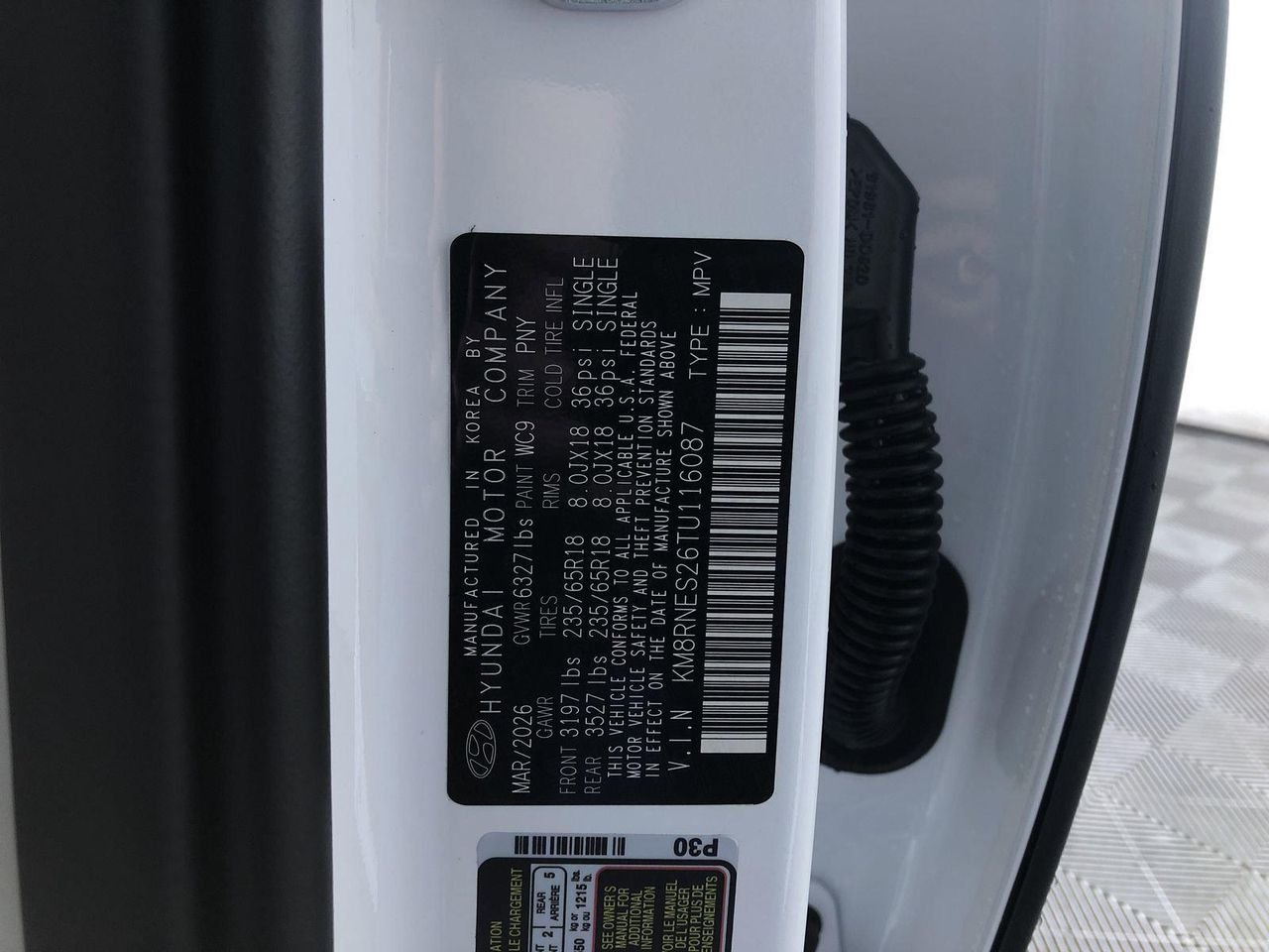 New 2026 Creamy White Pearl Hyundai SEL Premium AWD image 27