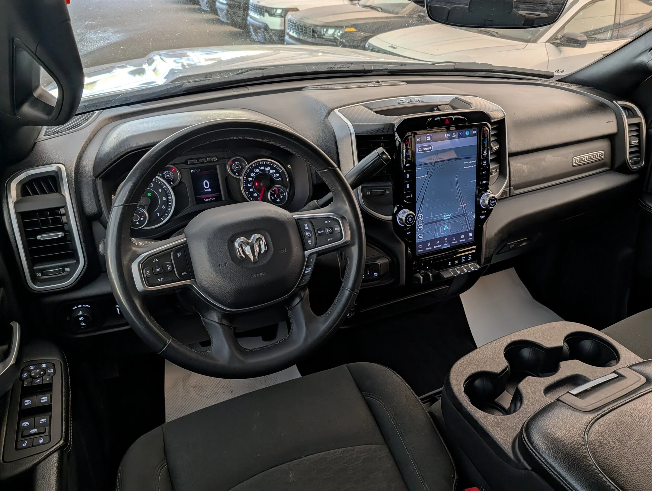 Used 2025 White RAM Big Horn - Level 1 Plus Grp - Alpine Audio - - Big Horn 4x4 Crew Cab 64 Box image 24