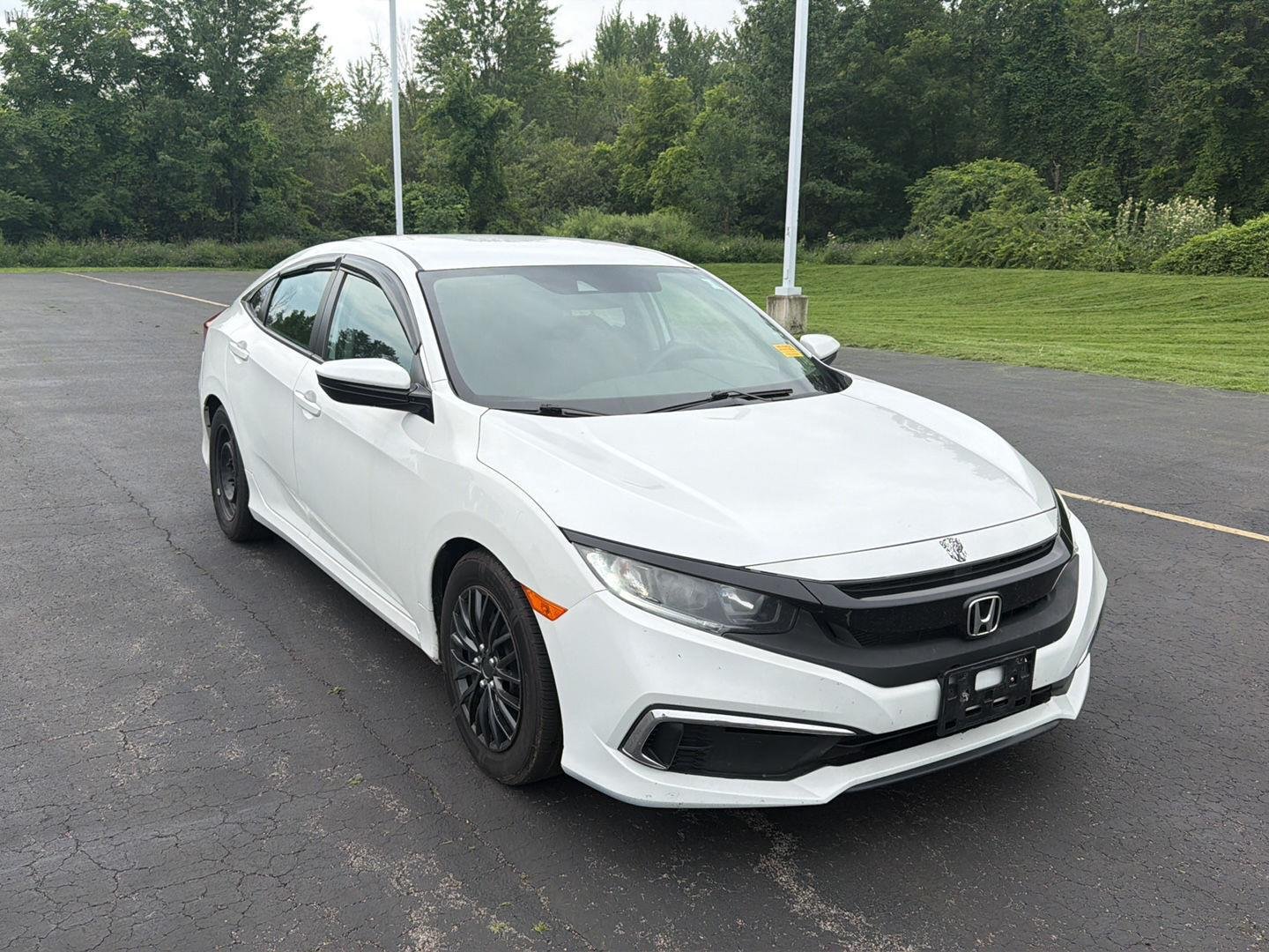 Used 2020 Platinum White Pearl Honda LX image 3
