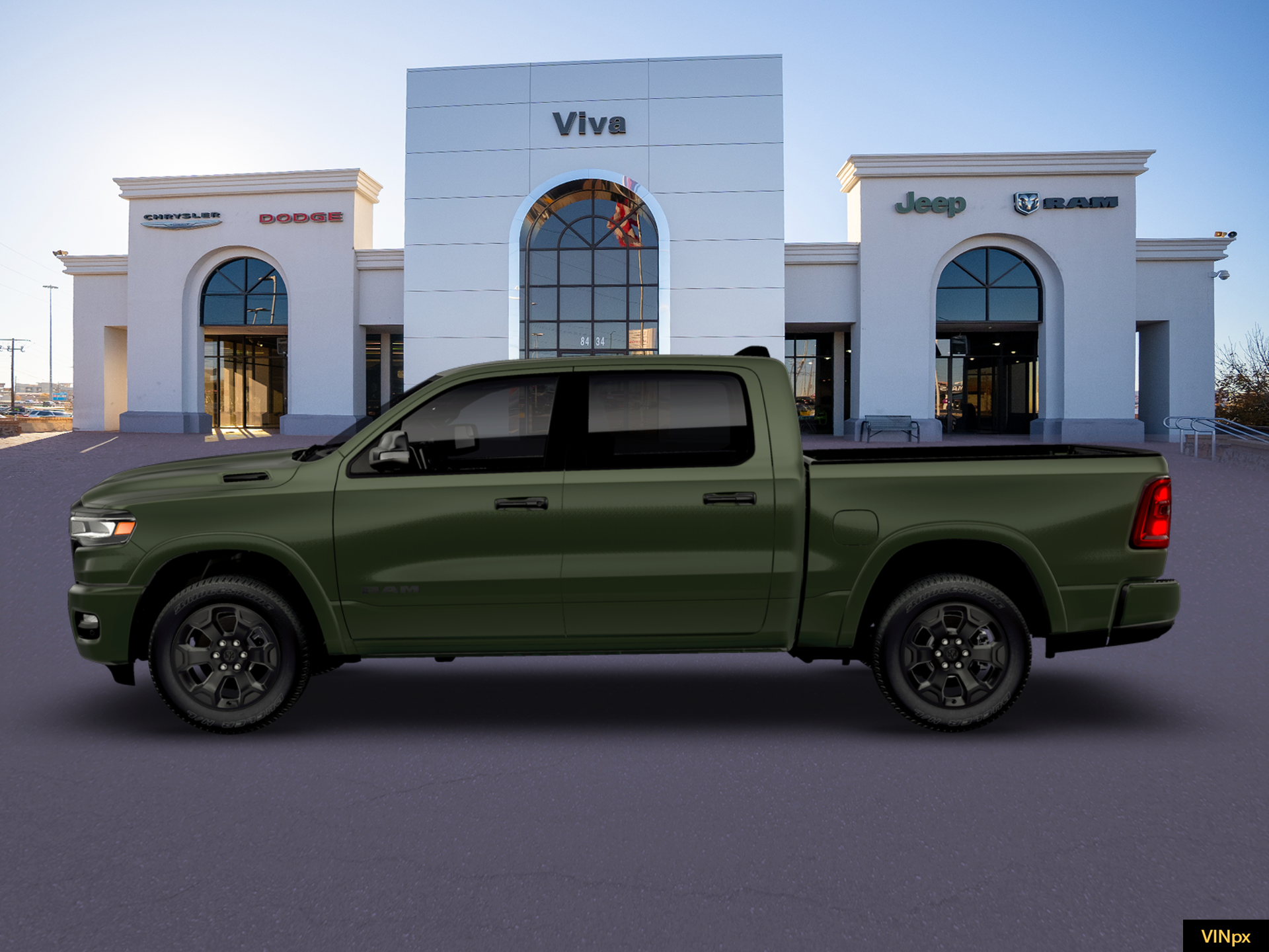 New 2026 Serrano Green Metallic RAM Big Horn/Lone Star image 3