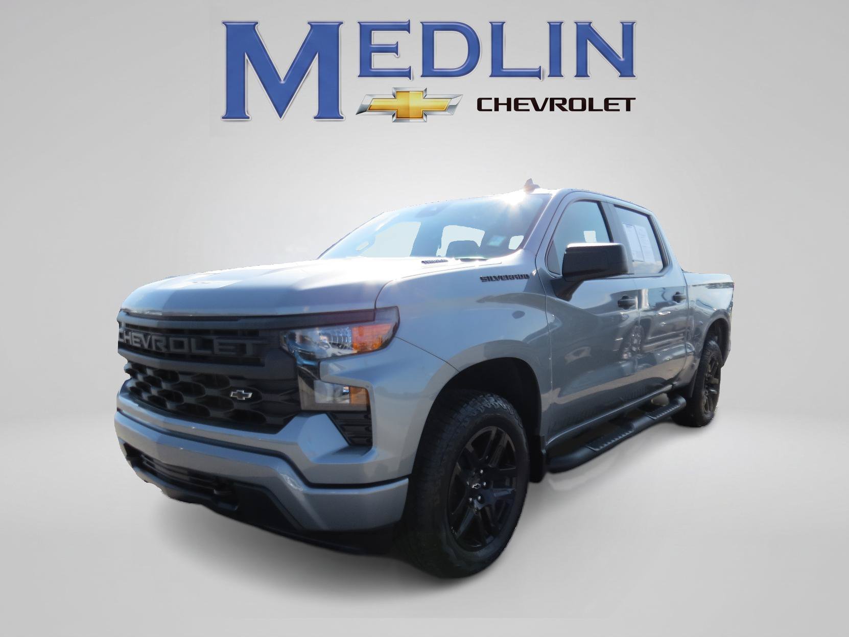 Used 2025 Sterling Gray Metallic Chevrolet Custom image 4