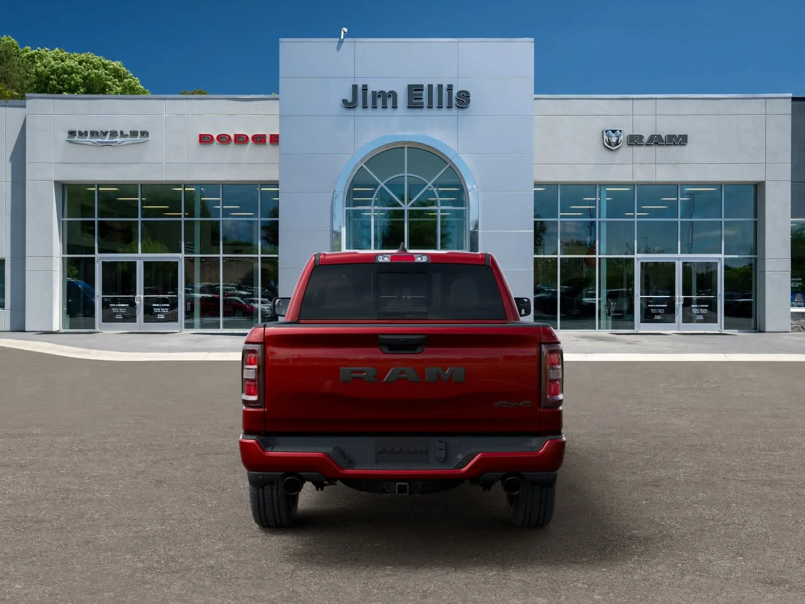 New 2026 Molten Red Pearl-Coat Exterior Paint RAM Tradesman image 7