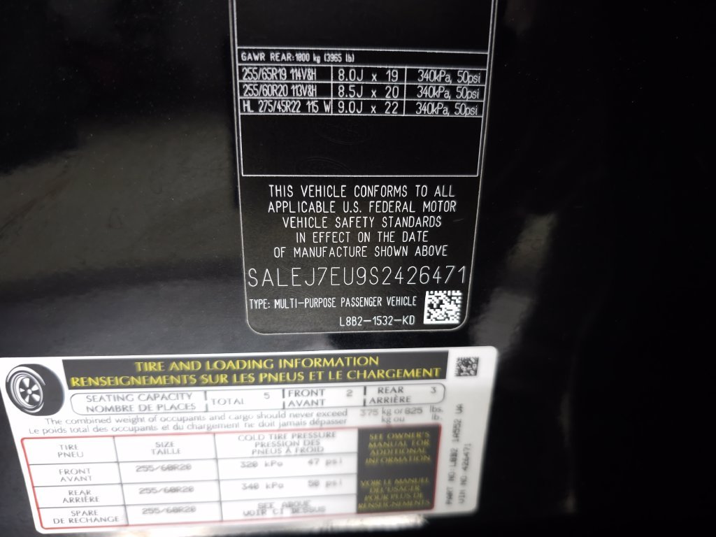 Certified Used 2025 Black Land Rover S image 36
