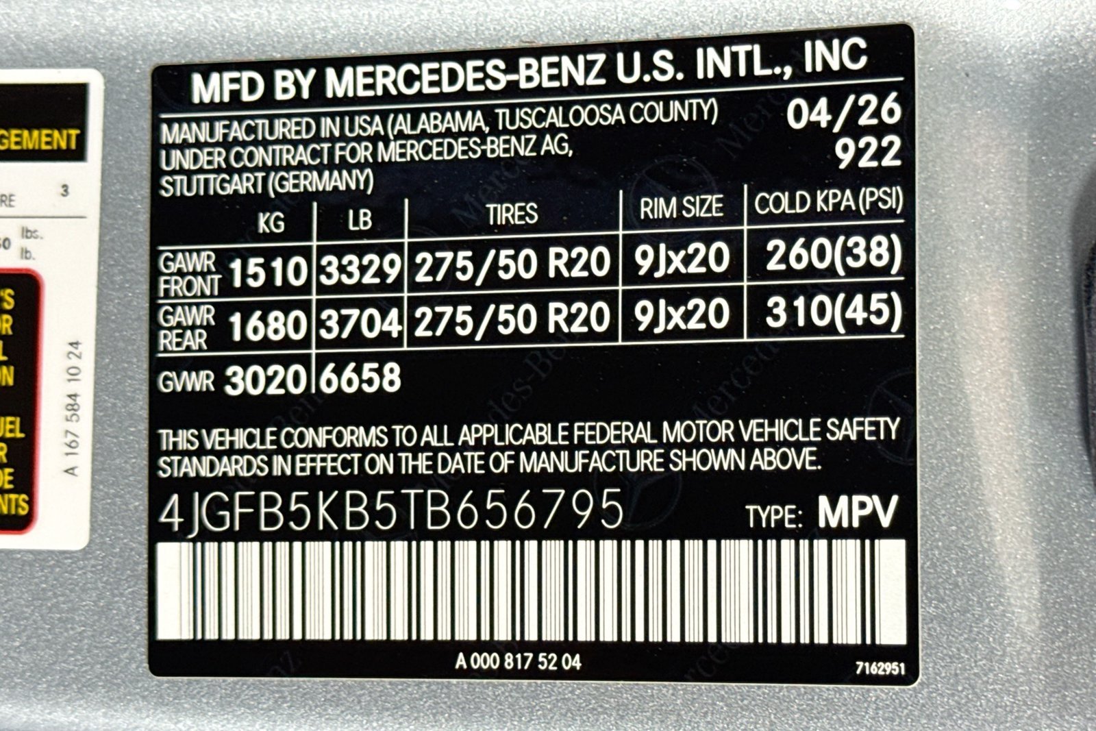 New 2026 Cirrus Silver Metallic Mercedes-Benz GLE 450 image 30