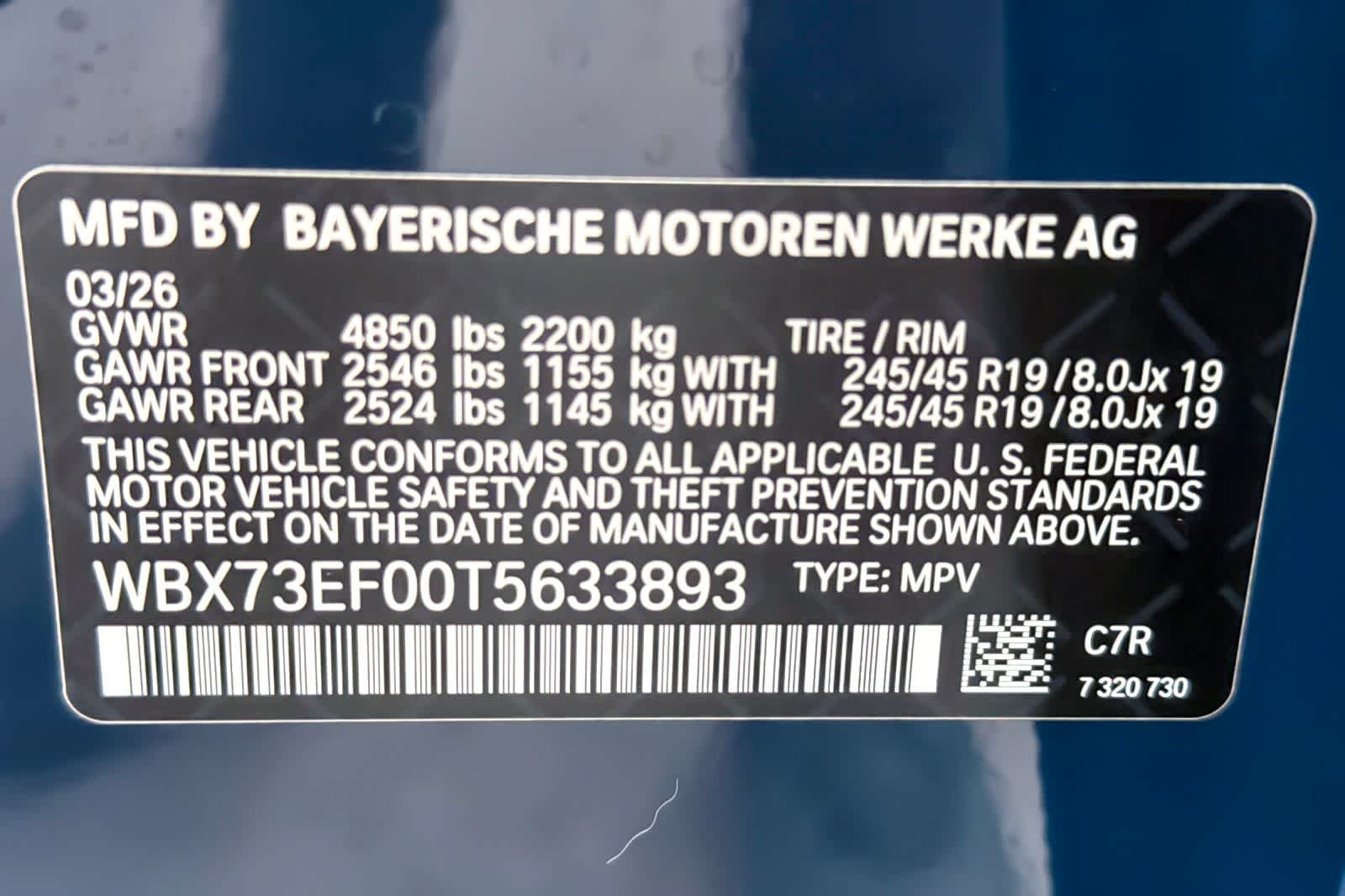 New 2026 Night Dusk Blue Metallic BMW xDrive28i image 27