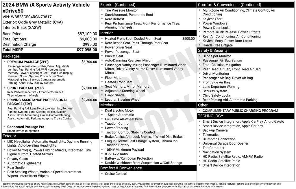 Certified Used 2024 Gray BMW xDrive50 image 23