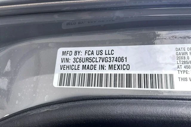 New 2027 Ceramic Gray Clear-Coat Exterior Paint RAM  image 13