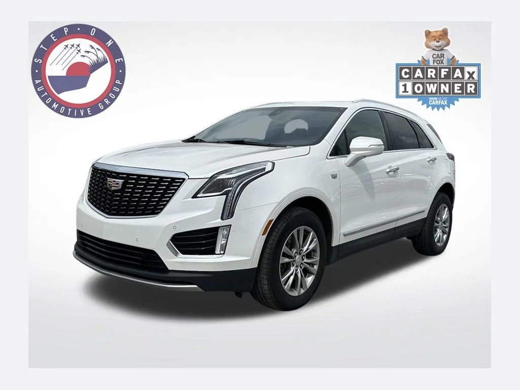 Used 2023 White Cadillac Premium Luxury image 1