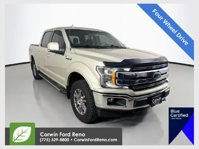 Certified Used 2018 White Gold Ford Lariat image 1