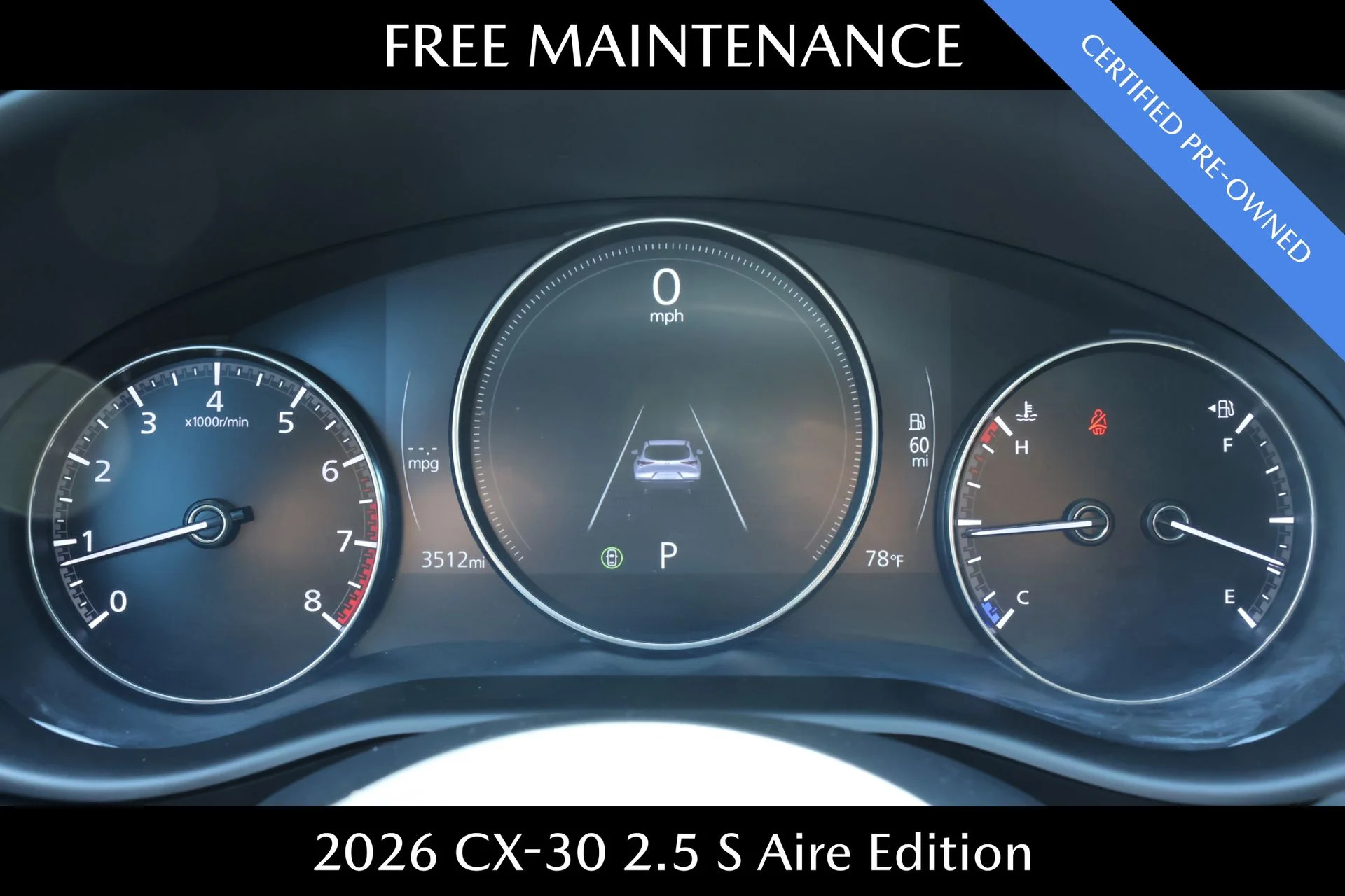 Certified Used 2026 Blue Mazda 2.5 S Aire Edition image 12