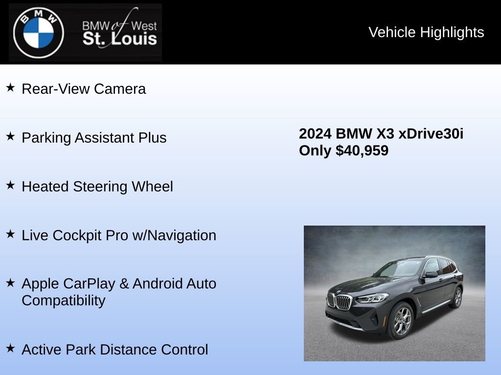 Used 2024 Gray BMW xDrive30i image 17