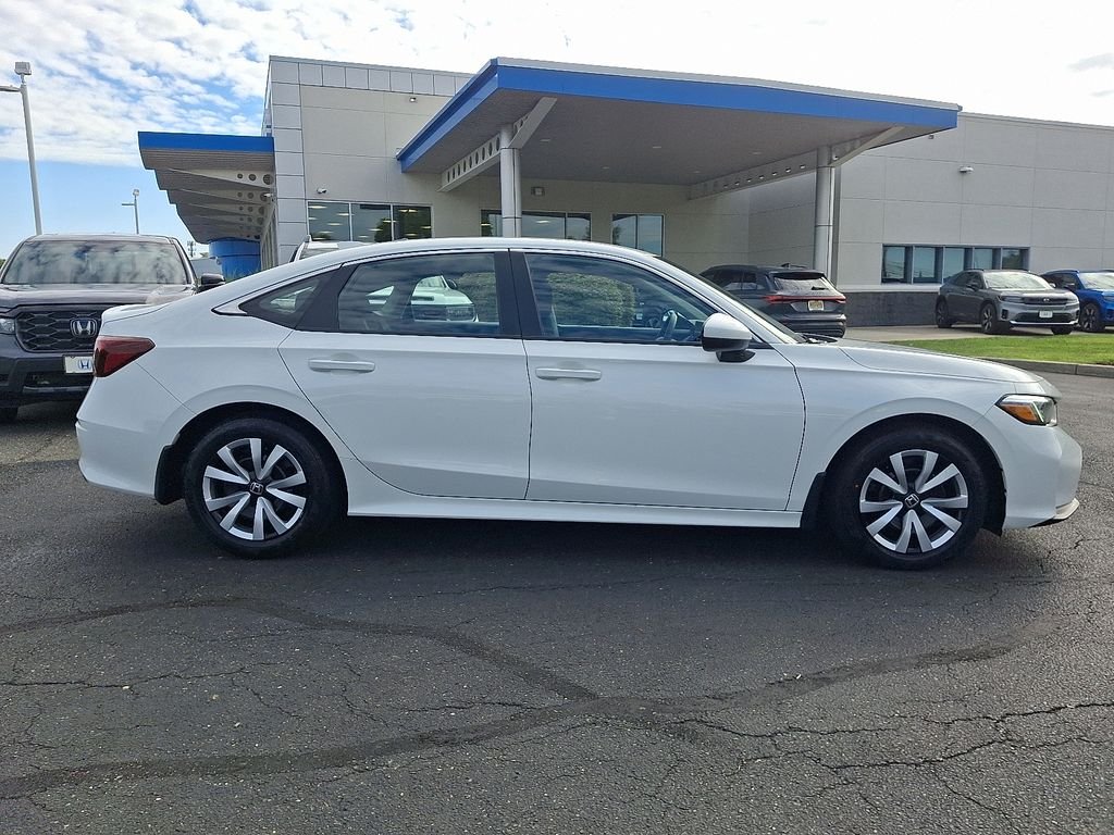 Certified Used 2025 Platinum White Pearl Honda 4D LX image 7