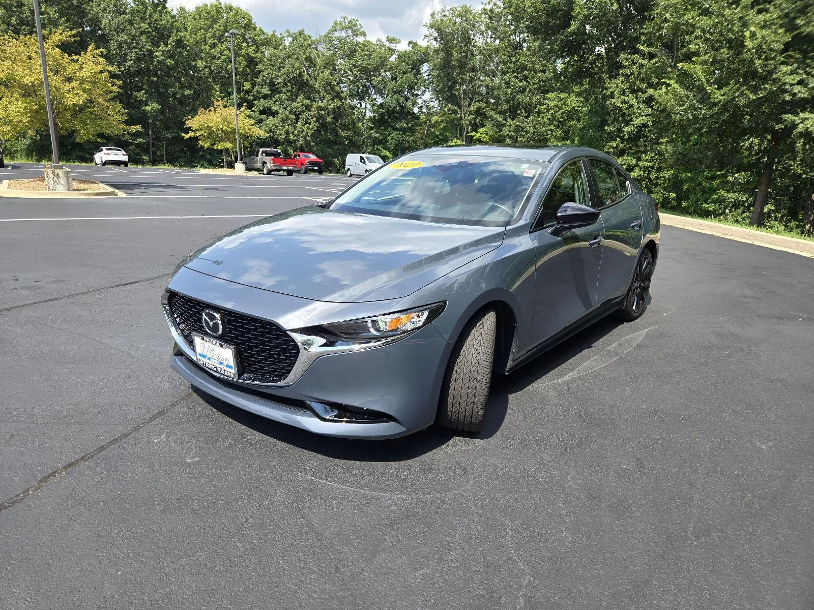 Used 2023 Polymetal Gray Metallic Mazda 2.5 S Carbon Edition image 4