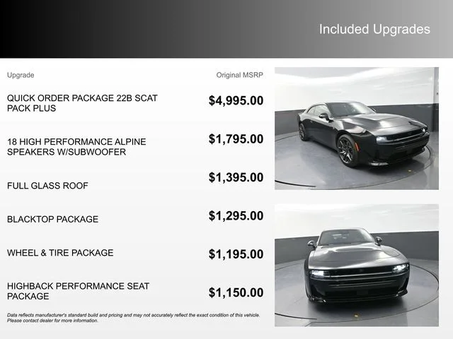 New 2026 Diamond Black Crystal Pearlcoat Dodge Scat Pack Plus image 4