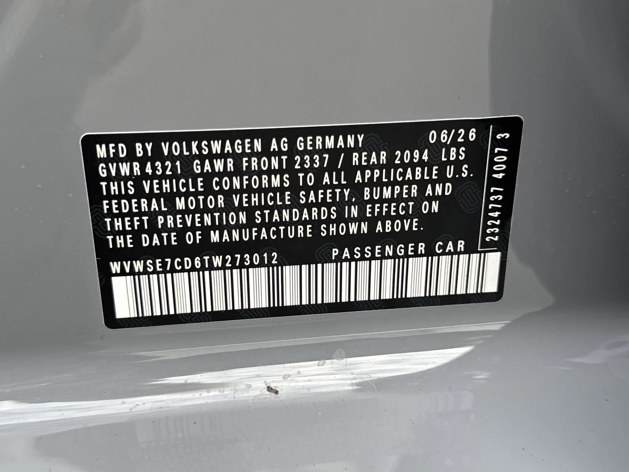 New 2026 Moonstone Gray Volkswagen SE image 34