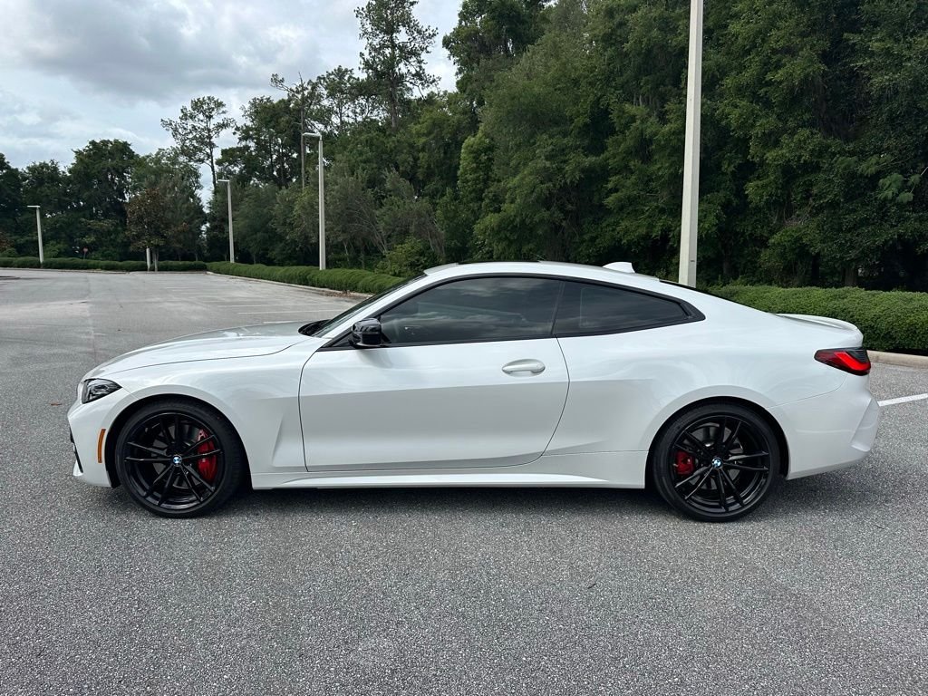 Certified Used 2022 Mineral White Metallic BMW 430i image 2