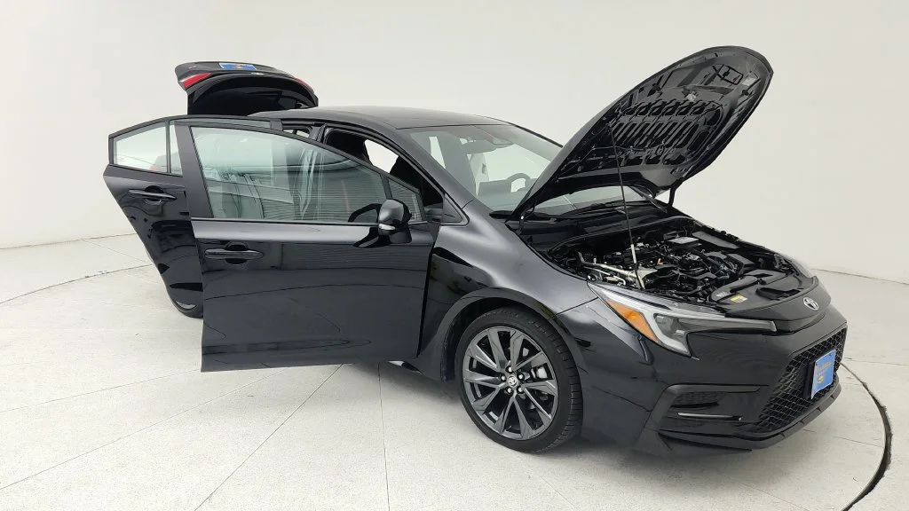 Used 2025 Black Toyota SE image 9
