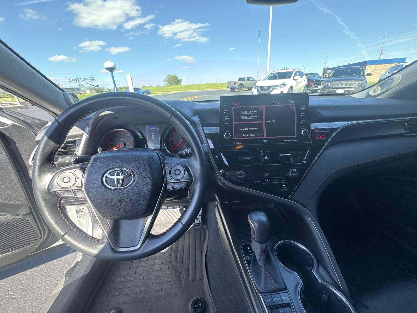 Used 2022 Wind Chill Pearl w/Midnight Black Metallic Roof Toyota TRD image 17