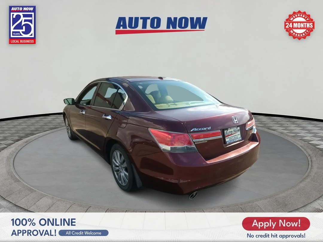 Used 2012 Maroon Honda EX-L V6 Sedan AT image 4