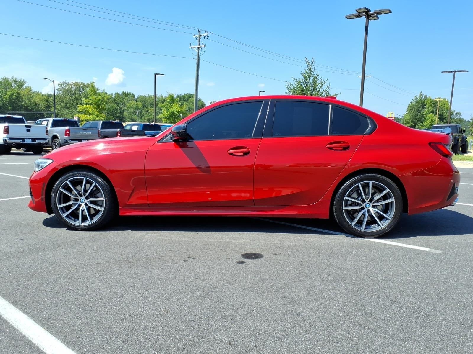 Used 2019 Melbourne Red Metallic BMW 330i image 3