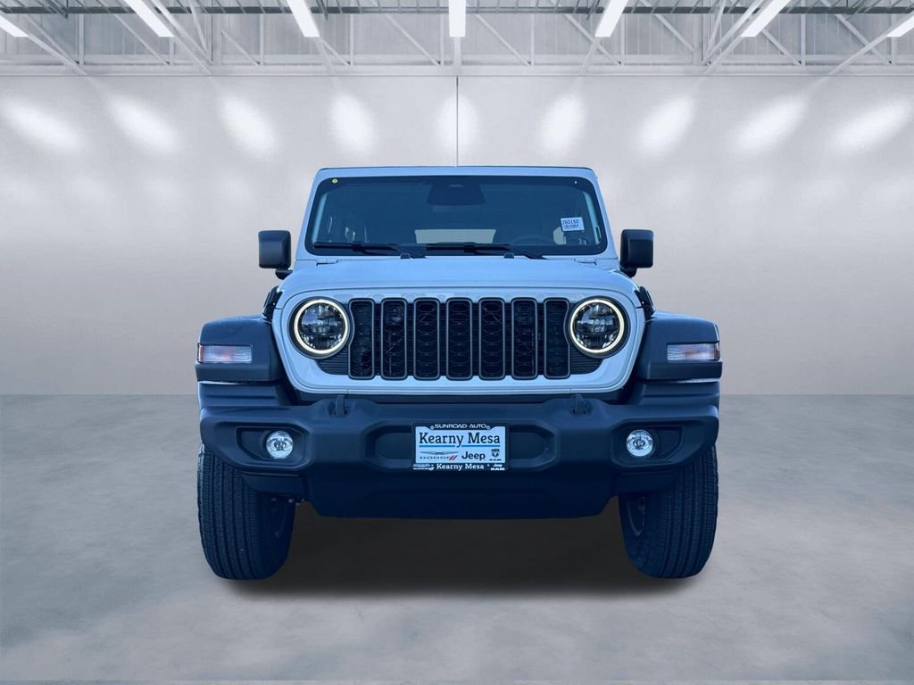 New 2026 Bright White Clear-Coat Exterior Paint Jeep Sport S image 3