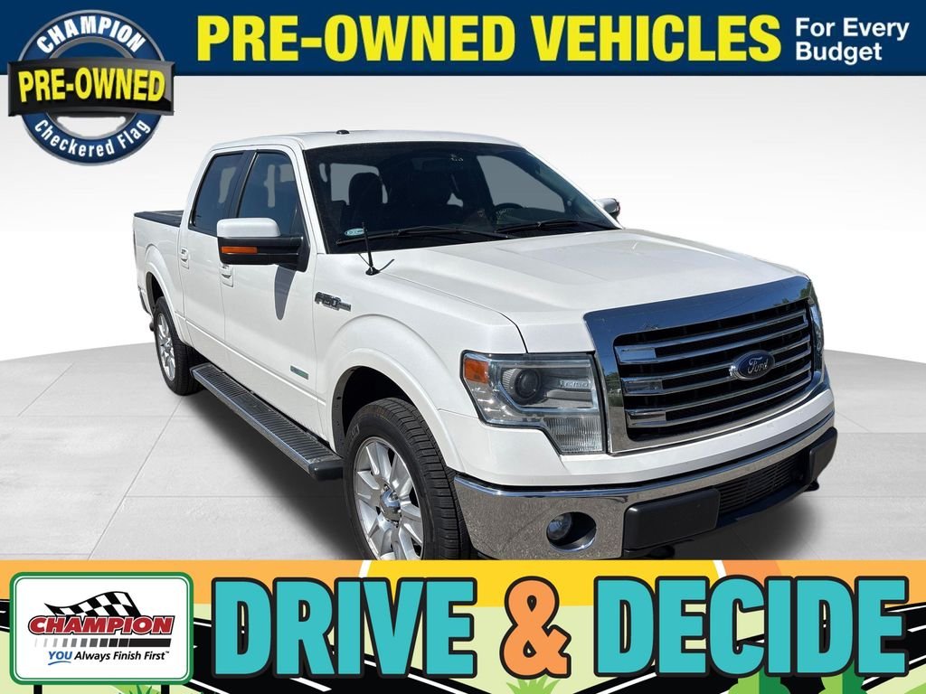 Used 2013 White Ford Lariat image 1